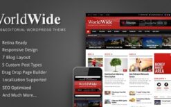 World Wide v2.0.4 Responsive Magazine WP Theme