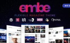 EmBe v2.2.0 Flexible Magazine WordPress Theme