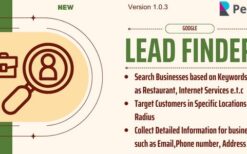 Google Lead Finder module for Perfex CRM v1.0.3
