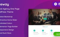 Keeway v2.4 Digital Agency One page WordPress Theme