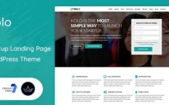 Kolo v1.9 Startup Landing Page WordPress Theme