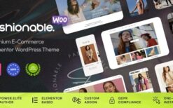 Fashionable (v1.0.10) Clothing & Apparel WooCommerce Theme