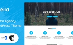 Sheila (v1.8) Material Design Agency WordPress Theme