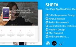 Shefa (v1.5) One Page App WordPress Theme