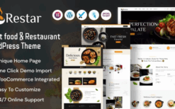 Restar (v1.0.0) Fast Food & Restaurant WordPress Theme