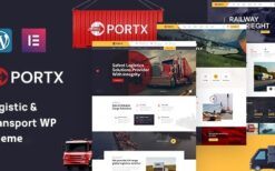 Portx (v1.0.7) Logistics and Transportation WordPress