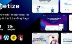 Metize (v1.0) Landing Page WordPress Theme