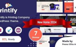 Printify (v3.1.0) Printing Company WordPress Theme