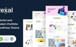 Rexal (v2.3) A Colorful Portfolio WordPress Theme
