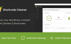 Shortcode Cleaner (v1.1.6) Clean WordPress Content from Broken Shortcodes