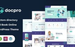 Docpro (v1.0.1) Doctors directory WordPress Theme