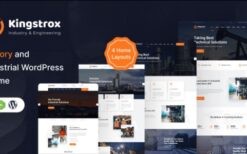 Kingstrox (v1.0.0) Factory and Industrial WordPress Theme