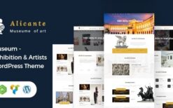 Alicante (v3.0) Museum & Exhibition WordPress Theme