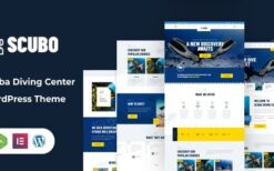 Scubo (v1.0) Scuba Diving Centre WordPress Theme