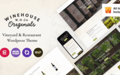 Wine House (v3.15.0) Vineyard & Restaurant Liquor Store WordPress Theme