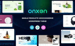 Onxen (v1.1.3) Single Product WooCommerce Theme