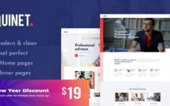 Quinet v2.3 Business Consulting WordPress Theme