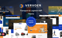 Vervoer (v1.0.1) Logistics WordPress Theme