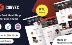 Corvex v1.0.0 Butcher & Meat Shop WordPress Theme