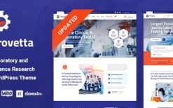Provetta v1.1.0 Laboratory & Science Research WordPress Theme
