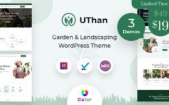 Uthan v2.0.1 Landscaping Gardening WordPress theme + RTL