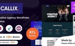 Callix v2.4 Creative Agency WordPress Theme + RTL