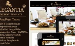 Elegantia v1.4.3 Restaurant and Cafe WordPress Theme