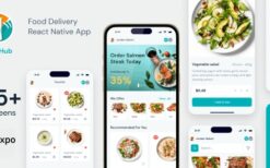 DineHub v1.0 Restaurant Food Delivery App | Expo SDK 49.0.13 | TypeScript | Redux Store