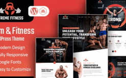 Xtreme Fitness (v1.0) Gym & Fitness WordPress Theme
