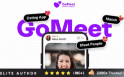 GoMeet v1.2 Complete Social Dating Mobile App | Online Dating | Match, Chat & Video Dating | Dating App