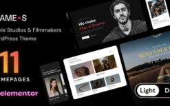 Frames v1.5.7 Movie Studios & Filmmakers WordPress theme
