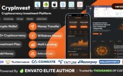 CrypInvest v2.4.0 Cryptocurrency Investment Platform Full Solution