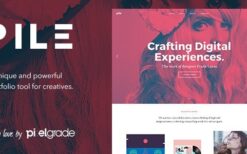 PILE v2.5.1 An Uncoventional WordPress Portfolio Theme
