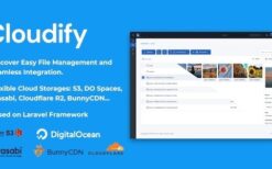 Cloudify (v1.2.8) Self-Hosted File Manager and Cloud Storage