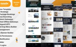 Hotelia v2.3 Hotel Booking / Resort Booking Management Website