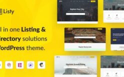 Listy (v1.2.3) Listing & Directory Solutions WordPress Theme