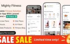 MightyFitness v3.0 Complete Fitness Solution Flutter App With Laravel Backend + ChatGPT(AIFitbot)