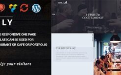 Lily v4.6.3 One Page Restaurant WordPress Theme