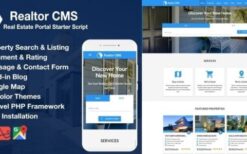 Realtor CMS Real Estate Listing Starter Script v1.0