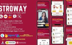 Astroway v2.1.3 Astrology Consultation App with PHP Backend | Audio-Video Calls, Chat with Live Streaming
