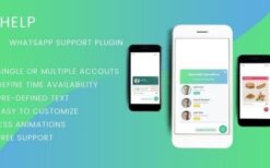 Whelp v1.0 JQuery WhatsApp Help Chat Plugin