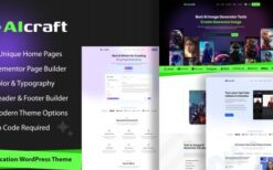 AIcraft (v1.0.1) AI Application & Generator WordPress Theme