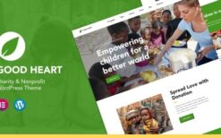 GoodHeart v1.0.2 Charity & Nonprofit Elementor WordPress Theme