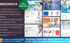 Medinova v5.0 Medical Health HTML Template