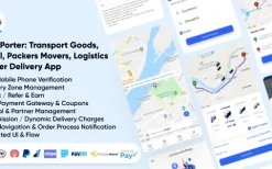 PoketPorter (v1.3) Transport Goods, Parcel, Packers Movers, Logistics & Courier Delivery App Full Solution