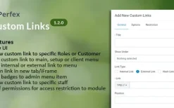 Custom Links for Perfex CRM v1.2.0