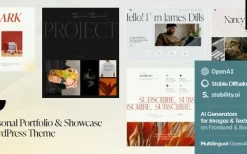 Showmax (v1.4.0) Personal Portfolio & Showcase WordPress Theme