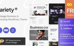 Variety (v1.5.0) Multipage Business & Consulting WordPress Theme