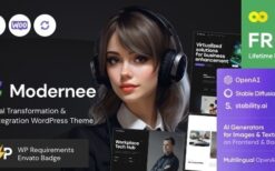 Modernee (v1.6.0) AI Integration & Digital Transformation WordPress Theme