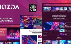Mozda (v1.2) Micro Magazine & Blog Theme with Dark Mode